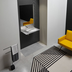 ANTONIO LUPI LAVANDINO Раковина подвесная 720х445х275 мм., из нержавеющей стали, со смесителем и самотечным донным клапаном, Stainless steel 316/L