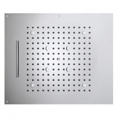 BOSSINI DREAM/3 Верхний душ 570 x 470 mm, 3 режима (дождь, каскад, туман), с LED (белый), блок питания/управления, цвет: хром