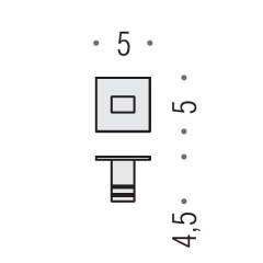Colombo Forever Крючок LC67, цвет: хром