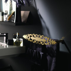 Bertocci Grimilde Полотенцедержатель 36см., подвесной, цвет: золото