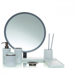 Bertocci Carrarino Лоток плоский настольный 24х2х12см., цвет: белый мрамор