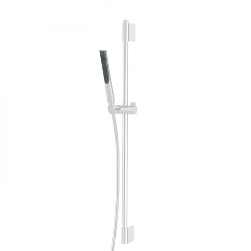 BOSSINI APICE Комплект для душа с штангой, ручным душем Slim и шлангом 1500 мм., цвет белый матовый