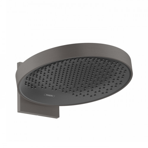 Hansgrohe Rainfinity Верхний душ 360 1jet с настенным креплением, цвет: шлифованный черный хром