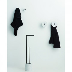 Bertocci Carrarino Крючок, подвесной, d11х8см., цвет: белый мрамор/хром