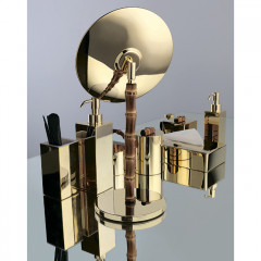 Bertocci Guccio Держатель для бумажных салфеток настольный 12хh14х12см., цвет: золото