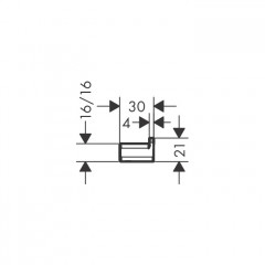 Hansgrohe AddStoris Крючок, цвет: белый матовый