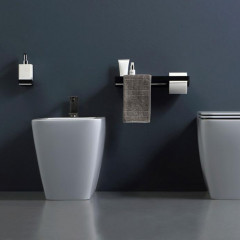 Bertocci Fly Контейнер/полка для аксессуаров 28см., композит, цвет: черный