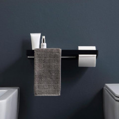 Bertocci Fly Контейнер/полка для аксессуаров 28см., композит, цвет: черный