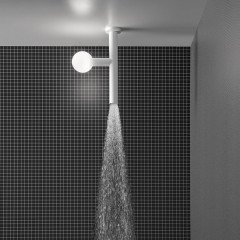 ANTONIO LUPI APOLLO Верхний душ Ø45 мм., с LED подсветкой, потолочный монтаж, цвет белый матовый