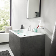 Hansgrohe AddStoris Диспенсер для жидкого мыла, цвет: белый матовый