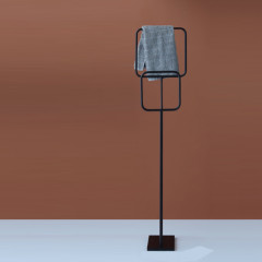 Bertocci Moon Полотенцедержатель 104см.,, напольный, цвет: черный матовый