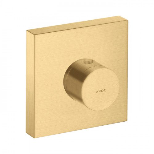 Axor Shower Solutions Смеситель для душа встраиваемый, термостатический, внешняя часть, цвет: шлифованное золото