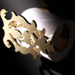 Bertocci Grimilde Бумагодержатель, левая версия, цвет: золото