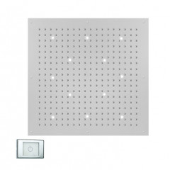BOSSINI DREAM-XL CUBE Верхний душ 1000 x 1000 mm, с 12 LED (белый), блок питания/управления, цвет: хром