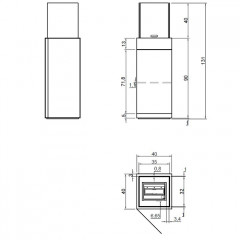 ANTONIO LUPI BABELE Камин 400х400х1310мм, на биоэт, корпус из стали, дверца и полка, противоп стеклами и горелкой из нерж стали LAFLACA, отдел Ruggine