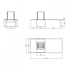 ANTONIO LUPI DRAGO Камин 700х1600х750 мм., столик со стальной конструкцией, на биоэтаноле, с огнеупорными стеклами и горелкой LAFLACA