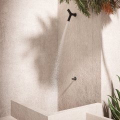 ANTONIO LUPI APOLLO Верхний душ Ø45 мм., настенный монтаж, цвет черный матовый