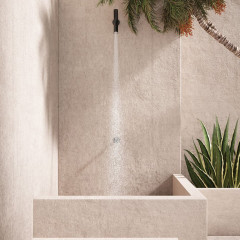 ANTONIO LUPI APOLLO Верхний душ Ø45 мм., настенный монтаж, цвет черный матовый