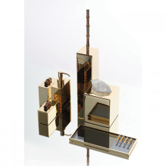 Bertocci Guccio Контейнер с крышкой d8хh14см., цвет: золото