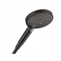 Hansgrohe Raindance Select S Ручной душ 120 3jet (Rain, RainAir, Whirl), EcoSmart, цвет: черный матовый