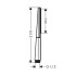 Hansgrohe Rainfinity Ручной душ 100 1jet, цвет: шлифованный черный хром