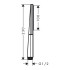 Hansgrohe Rainfinity Ручной душ-палочка, лейка 10cм., резьба G ½, цвет: хром
