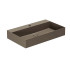 AZZURRA ELEGANCE Squared раковина подвесная/накладная 75х45см с 1 отв. под смеситель , цвет Cacao