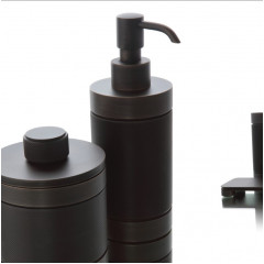 Bertocci Easy Ерш напольный из композита, отделка"медовые соты", цвет: белый матовый/Industrial Bronze