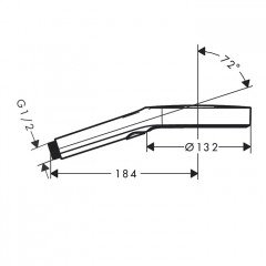 Hansgrohe Rainfinity Ручной душ, 3jet, цвет: черный хром
