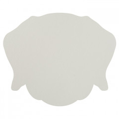 ADJ Костер детский Dog, 12x12 см., цвет: белый/панна котта