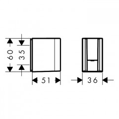 Axor One Держатель ручного душа, цвет: шлифованное золото