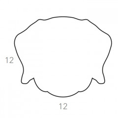 ADJ Костер детский Dog, 12x12 см., цвет: серый/черный