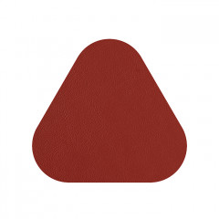 ADJ Костер 12x12см., треугольный, натуральная кожа, цвет: коньяк/бордо