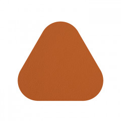 ADJ Костер 12x12см., треугольный, натуральная кожа, цвет: коньяк/бордо