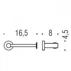 Colombo Plus Держатель для туалетной бумаги, цвет: PVD нержавеющая сталь