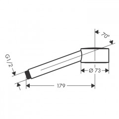 Axor One Ручной душ, 7.5см, 1jet, EcoSmart, цвет: шлифованная бронза