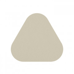 ADJ Костер 12x12см., треугольный, натуральная кожа, цвет: белый/панна котта