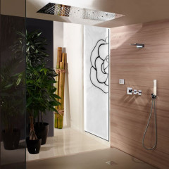 Bossini Cascata XL Излив для ванной или душа, латунь каскадная суруя 1/2 - хром