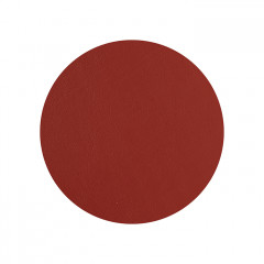 ADJ Плейсмат 30см., круглый, натуральная кожа, цвет: коньяк/бордо