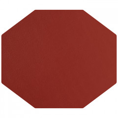 ADJ Шестиугольный плейсмат, 44,5x38 см., цвет: коньяк/бордо