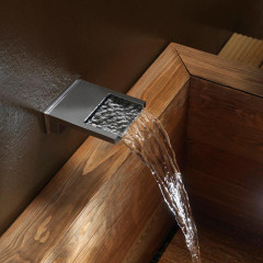 Bossini Cascata XL Излив для ванной или душа, латунь каскадная суруя 1/2 - хром