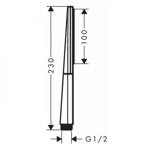 Hansgrohe Rainfinity Ручной душ 10см., 1jet, цвет: белый матовый