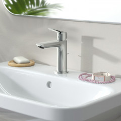 Hansgrohe Logis Смеситель для раковины, 1 отв., без донного клапана, цвет: хром