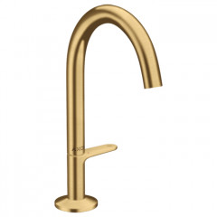 Axor One Смеситель для раковины Sel 170, на 1 отв., с донным клапаном Push-Open, цвет: шлифованное золото