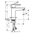 Hansgrohe Talis E Смеситель для раковины, на 1 отв., излив 11.2см, h10.4см, цвет: белый матовый