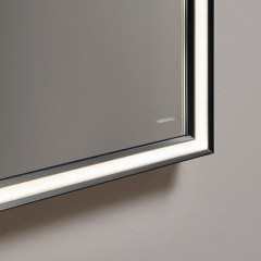 ANTONIO LUPI  Зеркало 1710х750х4 мм., с белой светодиодной подсветкой, с блестящей кромкой, с трансф., рама черная