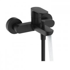 Hansgrohe Rebris S Смеситель для ванны, настенный, цвет: черный матовый