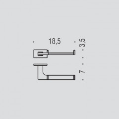 Colombo Look Держатель для туалетной бумаги, цвет: PVD Vintage