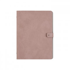 ADJ Блокнот А5, 16,5x25 см., цвет: пепельная роза/устричный
