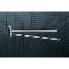 Colombo Mini Полотенцедержатель двойной, цвет: хром